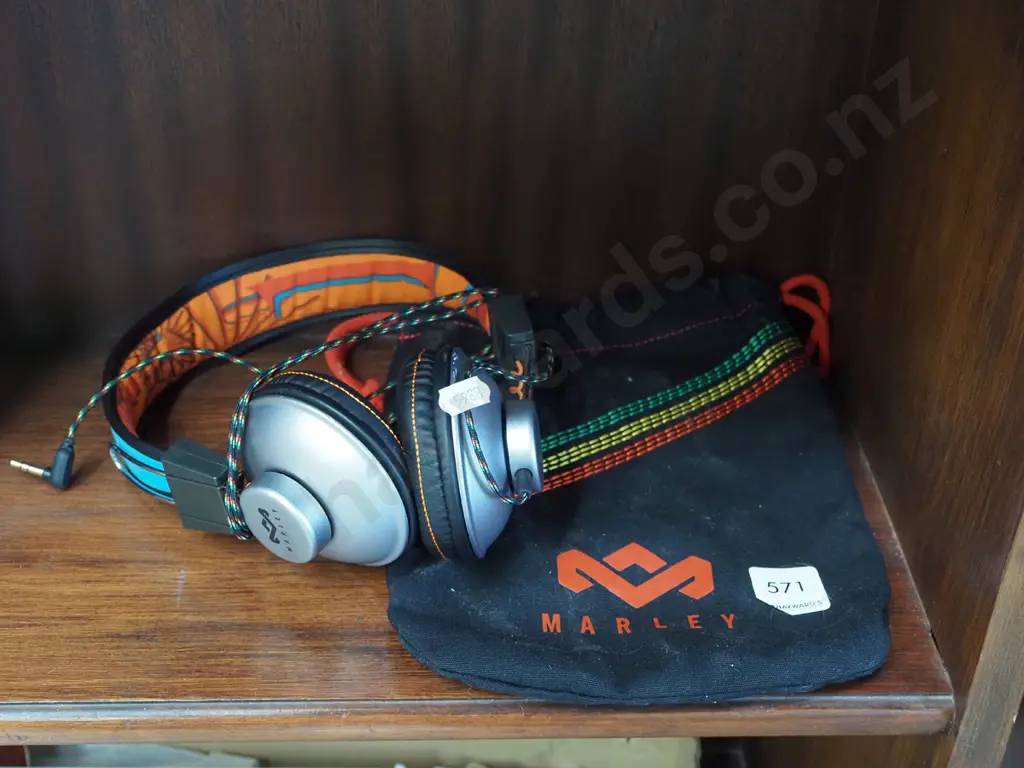 pair of Marley headphones Image 1++