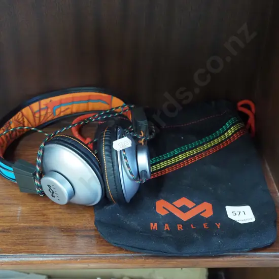 pair of Marley headphones