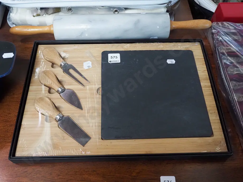 cheese board, marble rolling pin Image 1++