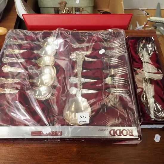 cased Rodd cutlery