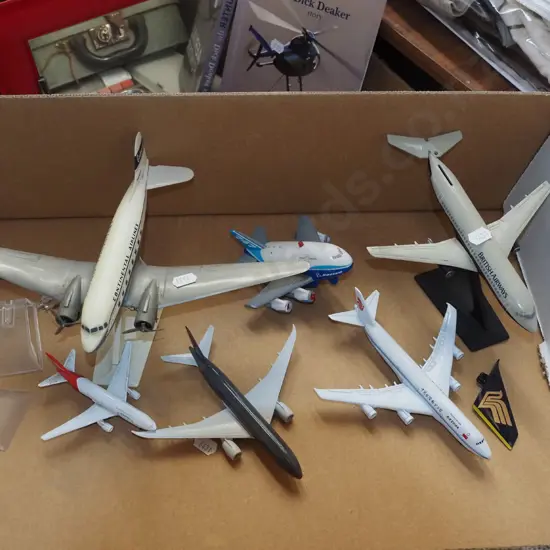box of model planes