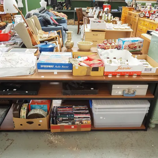 metal and formica 3 tier table H730 W1805 D525