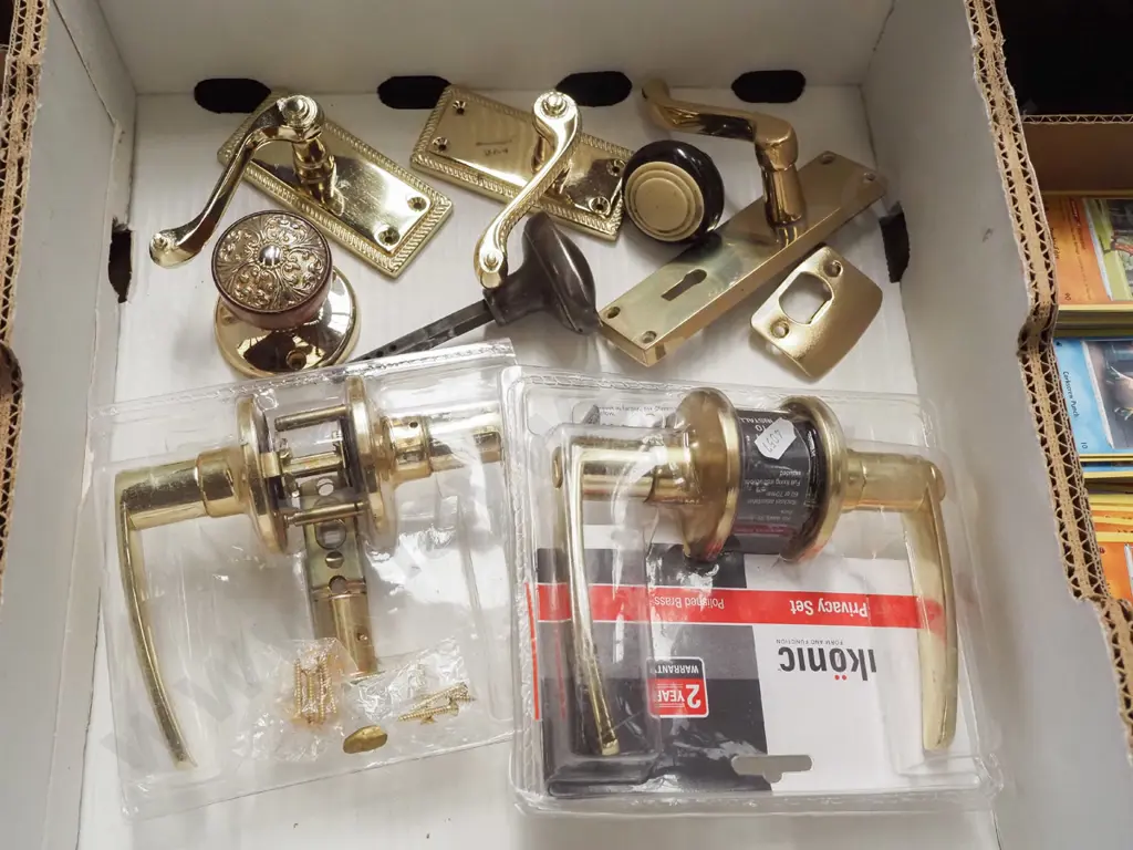 box of door and cupboard hardware Image 1++