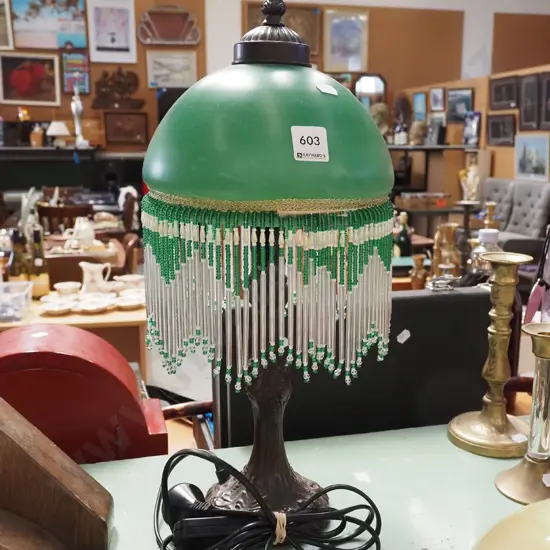 reproduction nouveau table lamp with lustres H440