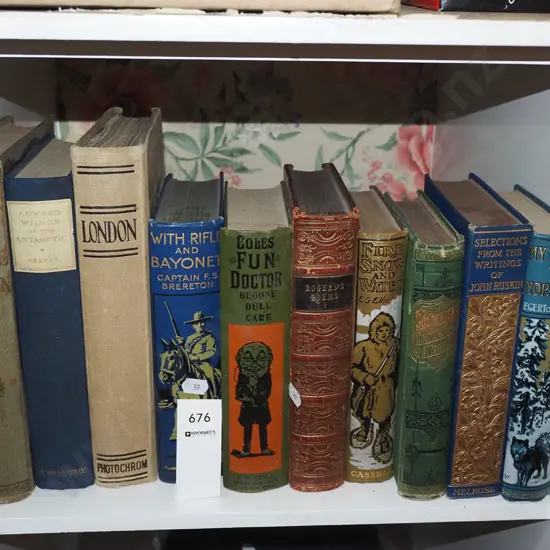 various vintage books