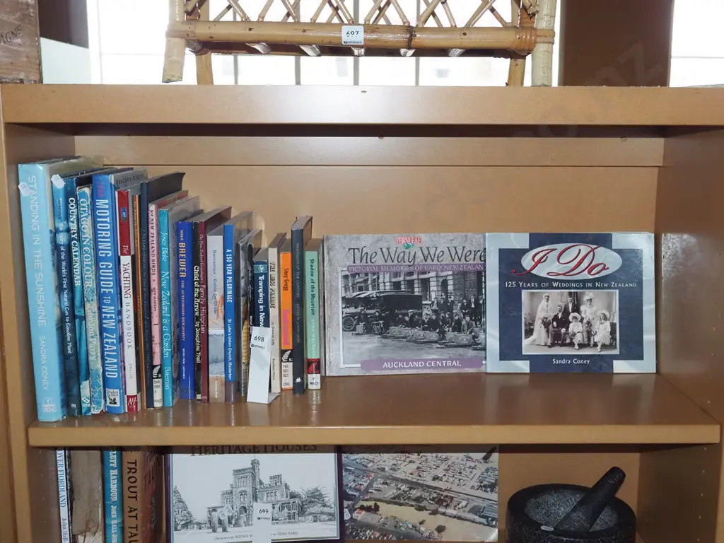 shelf of NZ books Image 1++