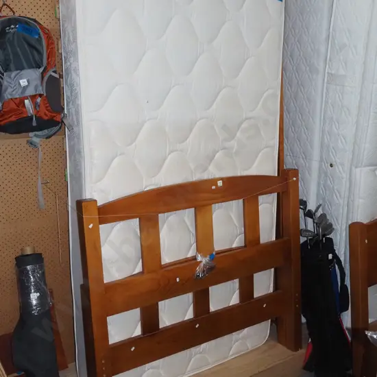 single slat bed base mattress and end boards