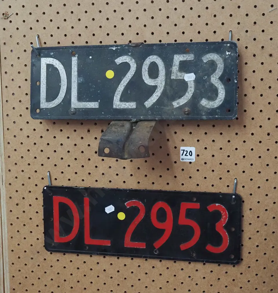 2x number plates Image 1++