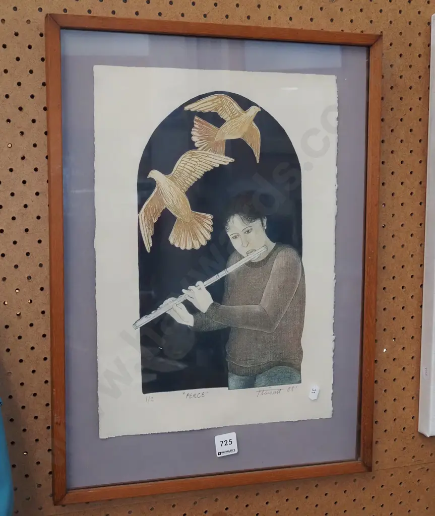 framed ltd edition print - peace Image 1++