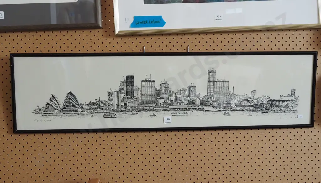 framed print - Sydney from the sea Image 1++