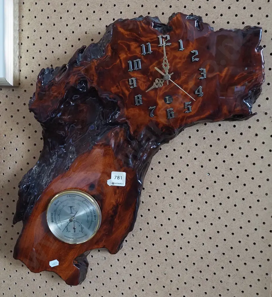 swamp kauri barometer wall clock Image 1++