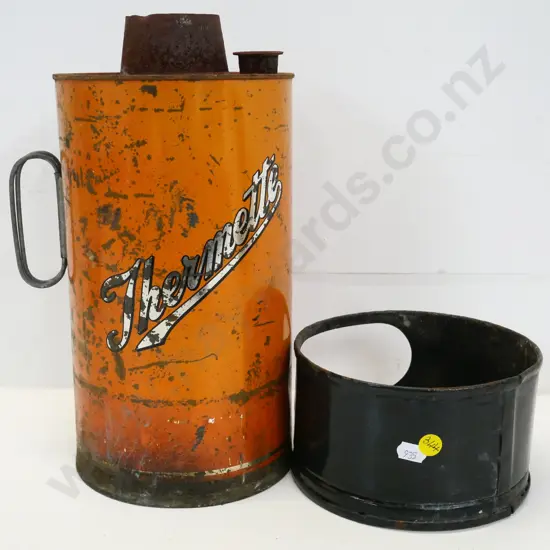 vintage Thermette - dents, corrosion and wear
