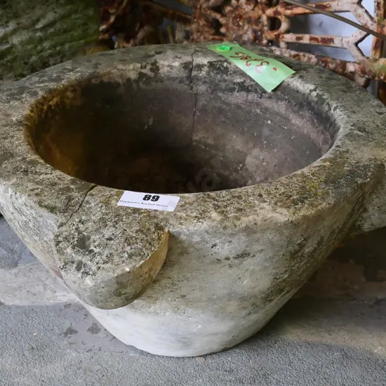 concrete garden bird bath - no stand H-230 Diam-530