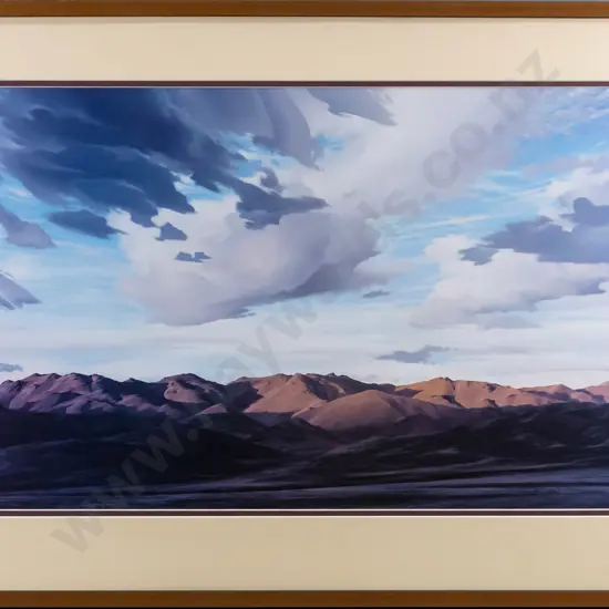 framed Grahame Sydney print  H-510 W-840