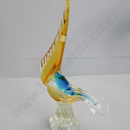 Murano glass rooster  figurine H-400 W-200
