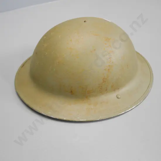 vintage tin military hat
