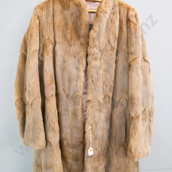 fur jacket - made by Mutual Furs Dunedin