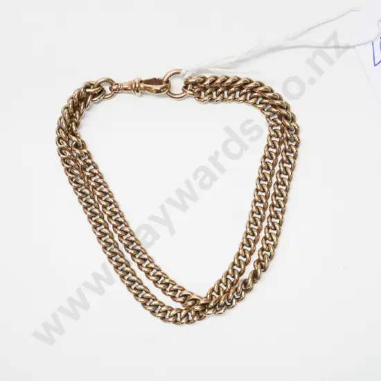 9ct 2 chain bracelet