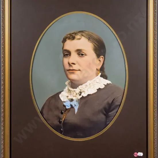 framed watercolour - portrait H-430 W-320