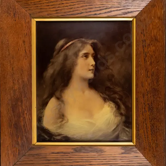 framed print under convex glass - portrait H-240 W-190