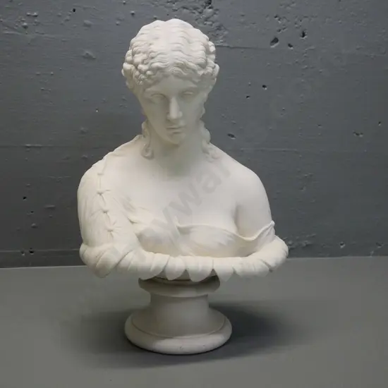 porcelain classical column pedestal base bust H-300 W-200