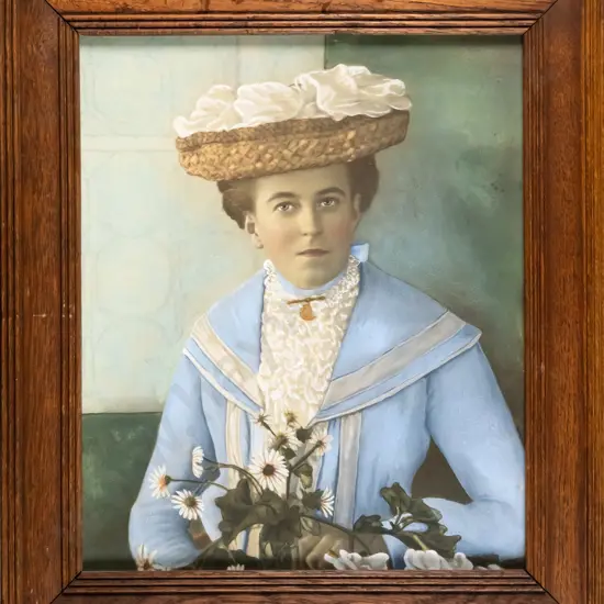 framed vintage print - portrait H-290 W-240