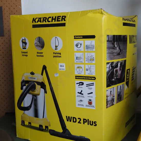 boxed as new Karcher Wet and Dry vacuum cleaner