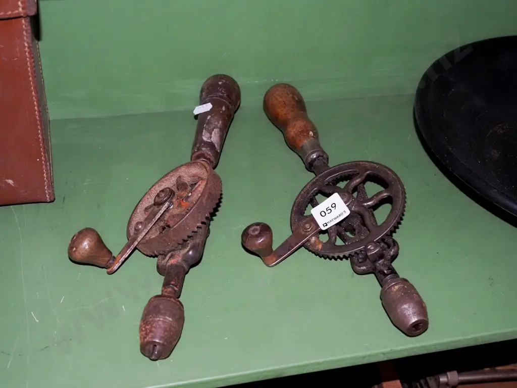 2x vintage egg beater drills Image 1++