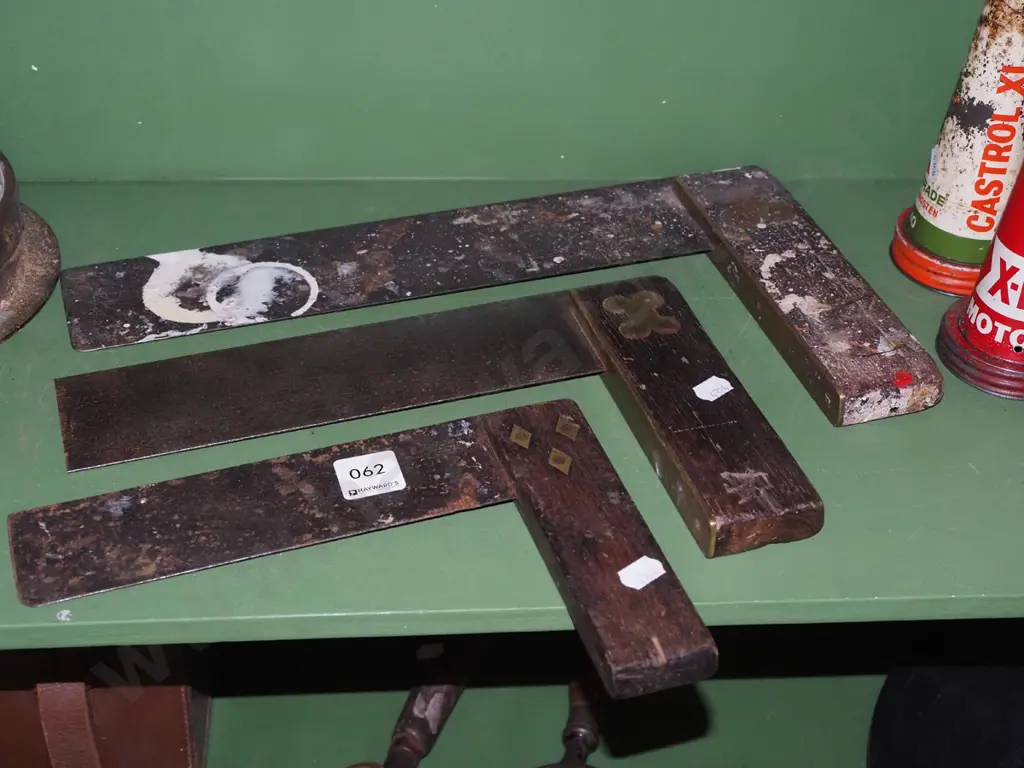 3x vintage builder's squares Image 1++