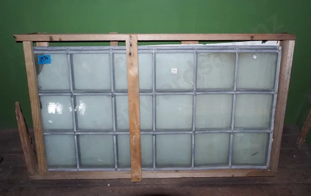 4x 18 pane leadlight windows Each H1130 W605 Image 1++