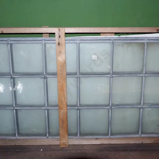 4x 18 pane leadlight windows Each H1130 W605