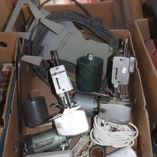 box; commercial sewing machines and accessories