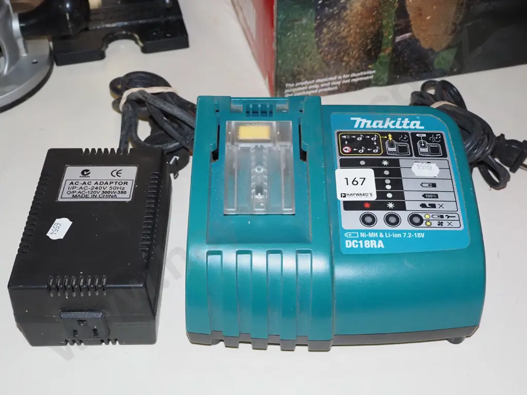 Makita battery charger and adapter Image 1++