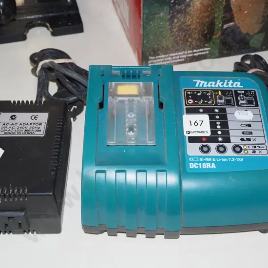 Makita battery charger and adapter
