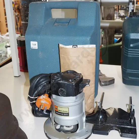 Black & Decker router in carry case