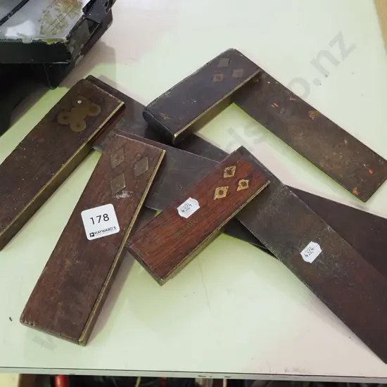 4x vintage builders squares