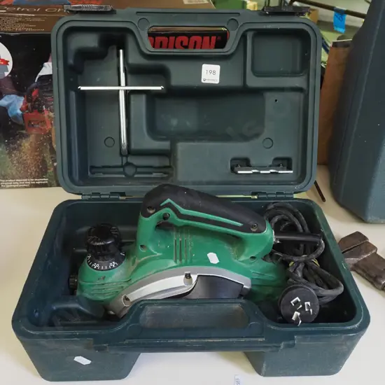 cased Hitachi electric planer