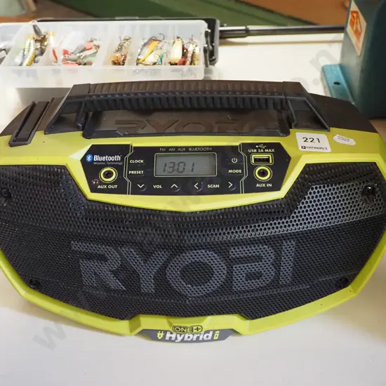 Ryobi hybrid bluetooth radio