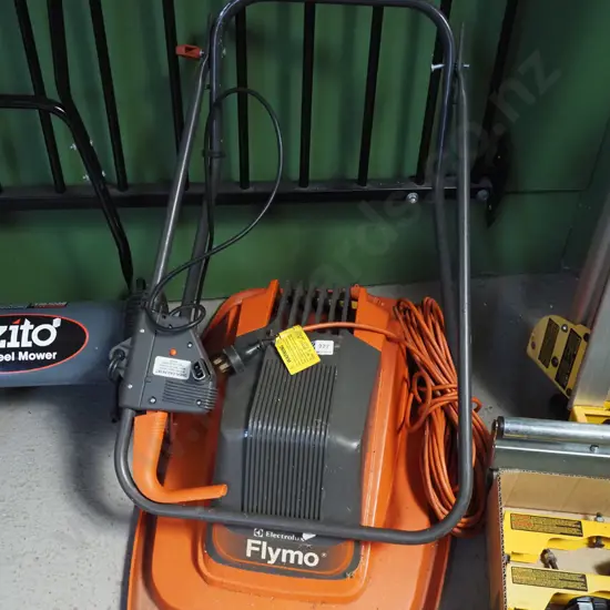 Flymo corded lawn mower