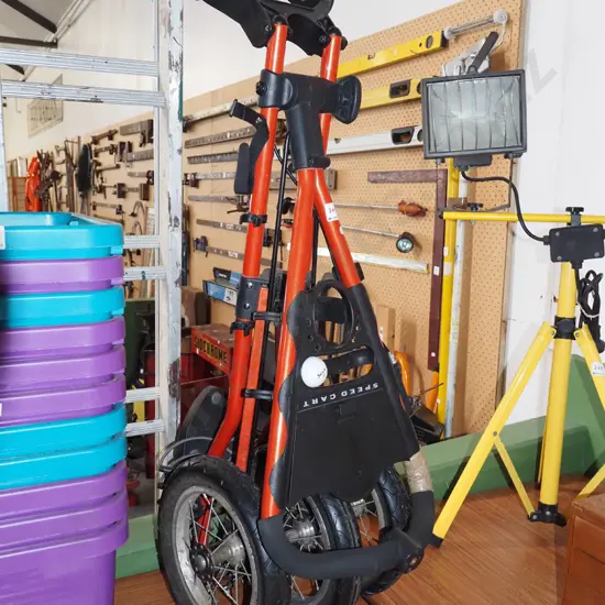 battery powered golf trundler