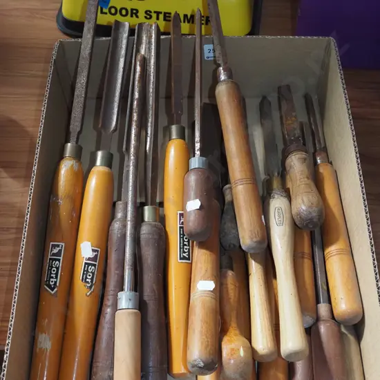box of lathe chisels