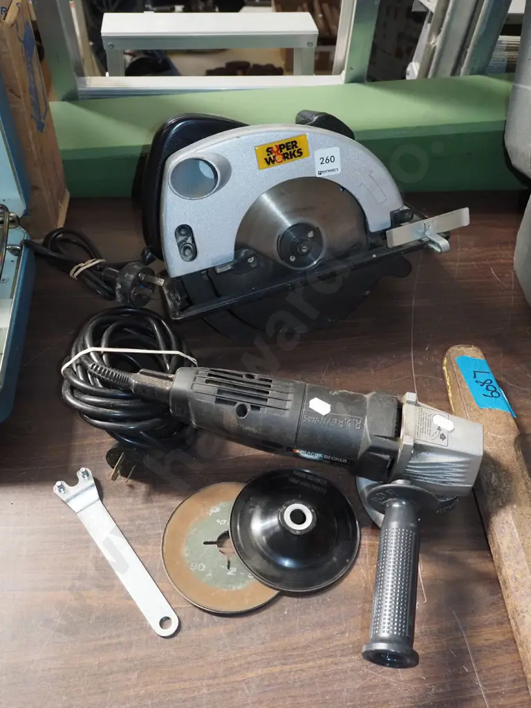 skilsaw, angle grinder Image 1++