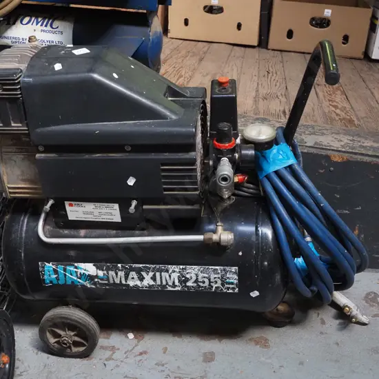 Ajax air compressor - hose and air gun
