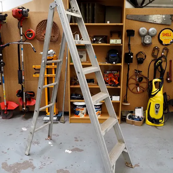 6 step aluminium ladder