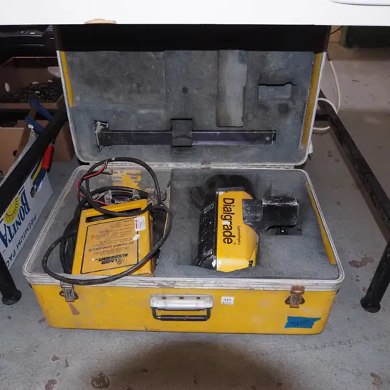 cased dial grade laser level