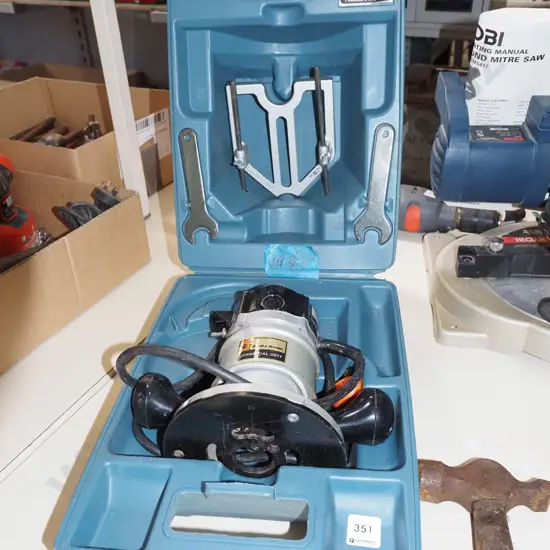 cased Black & Decker router