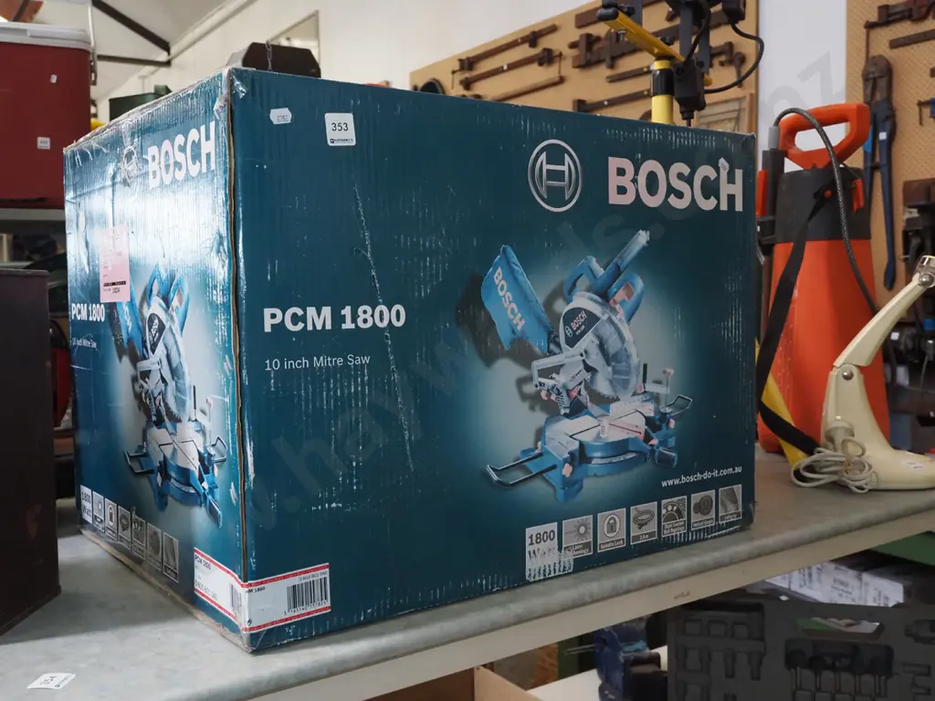 as new boxed Bosch PCN1800 mitre saw Image 1++