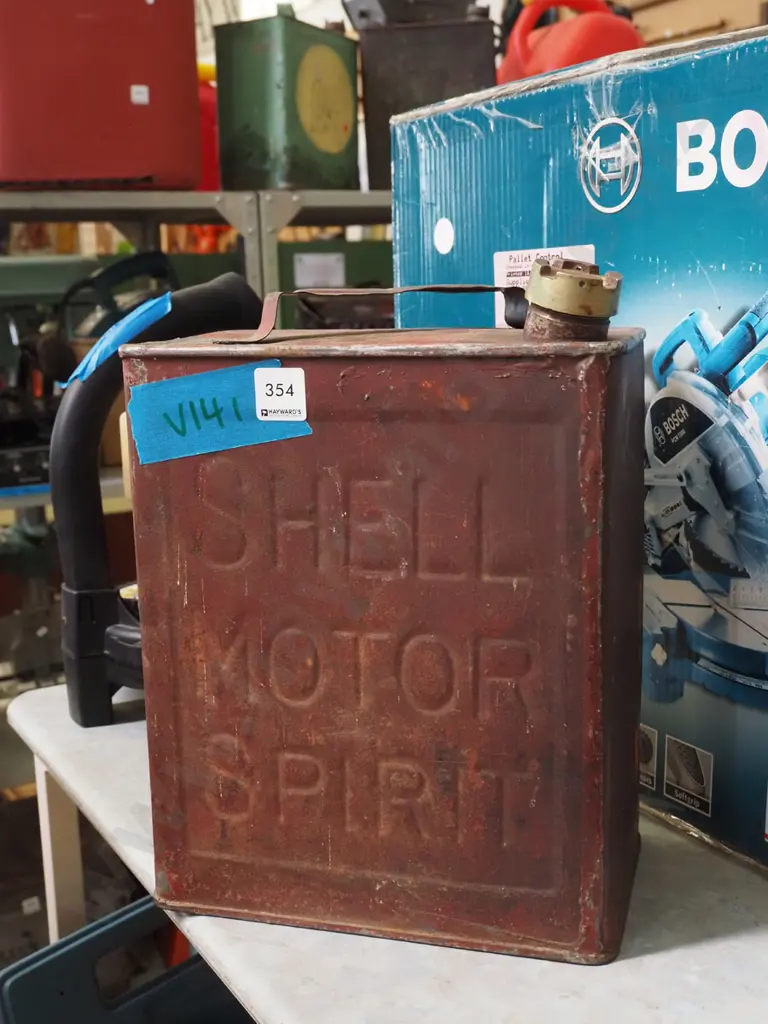 Shell motor spirit vintage tin Image 1++