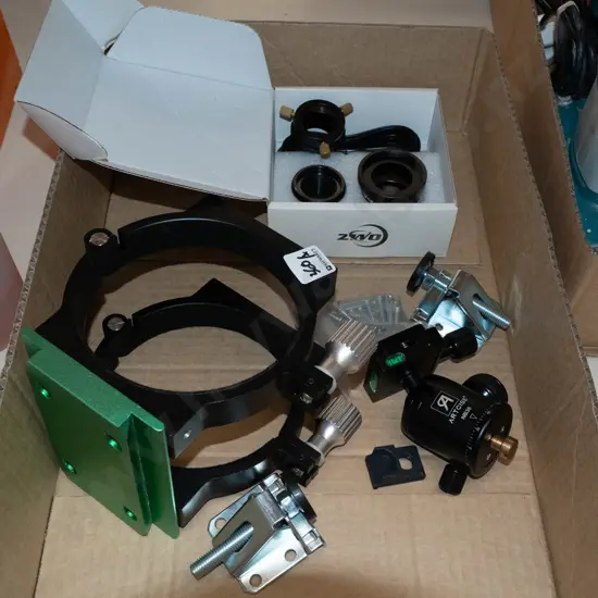 130mm astronomical telescope rings, Artcise tripod ballend, etc