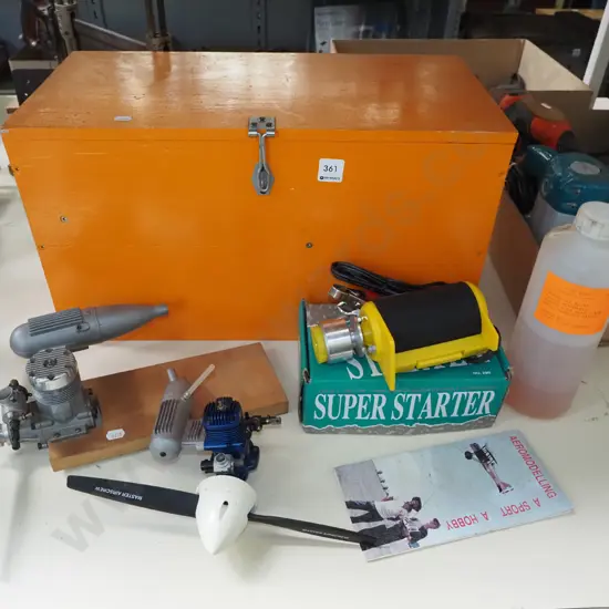 model plane engines, homemade box power panel, super starting, glow fuel